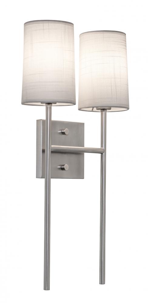 Rose 2 Light Sconce CB SN