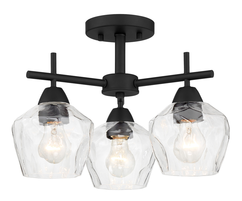 CAMRIN - 3 LIGHT SEMI FLUSH / CHANDELIER
