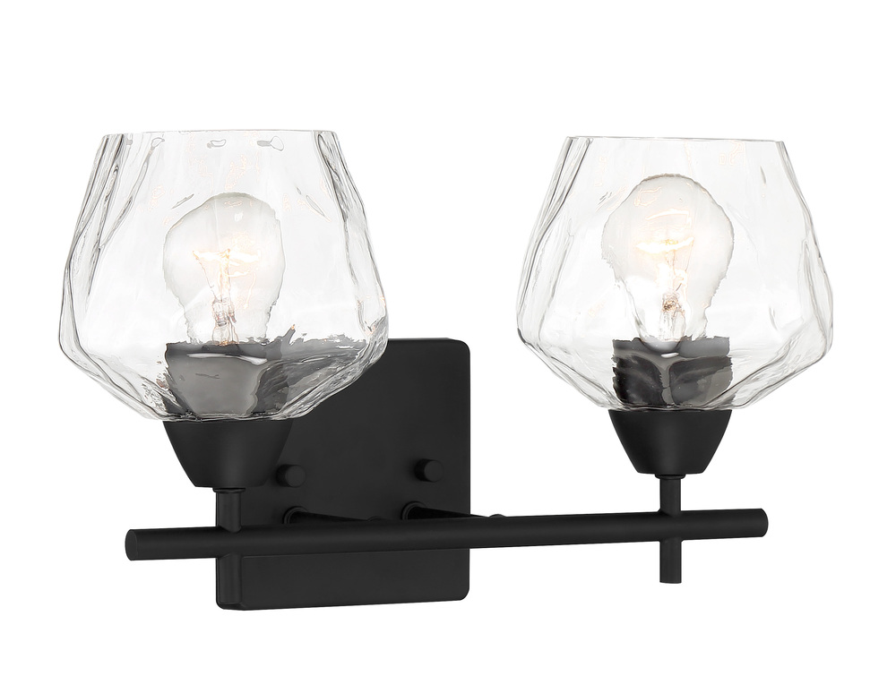 CAMRIN - 2 LIGHT, BATH FIXTURE IN METAL