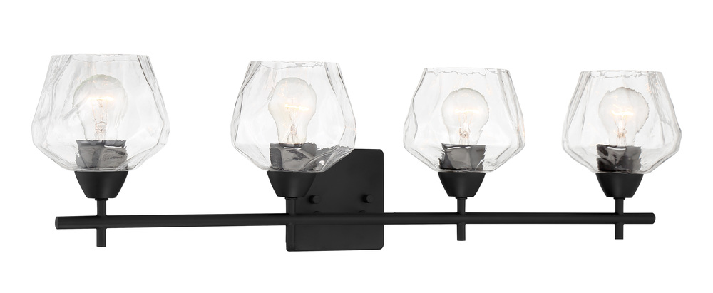 CAMRIN - 4 LIGHT, BATH FIXTURE IN METAL