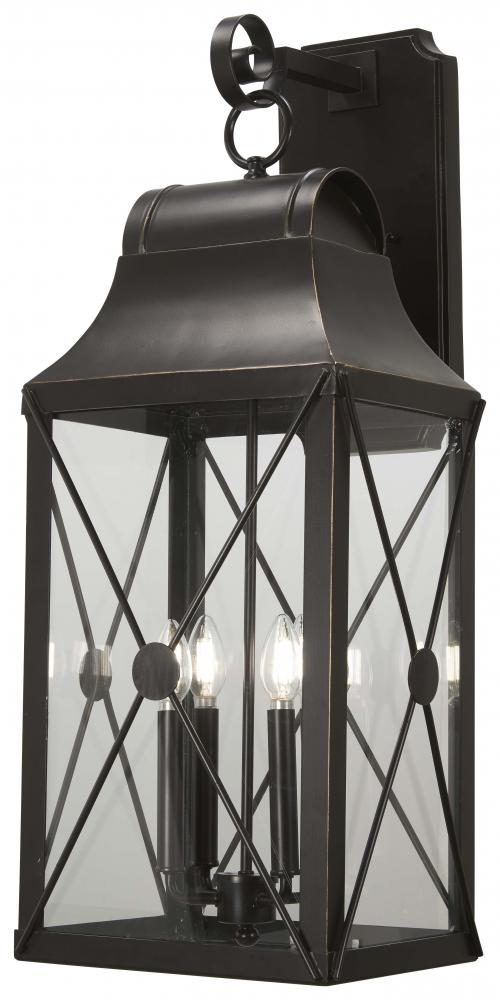 DE LUZ - 4 LIGHT OUTDOOR WALL MOUNT