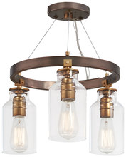 Minka-Lavery 4553-588 - MORROW - 3 LIGHT SEMI FLUSH