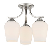 Minka-Lavery 4926-84 - SHYLOH - 3 LIGHT SEMI FLUSH / CHANDELIER