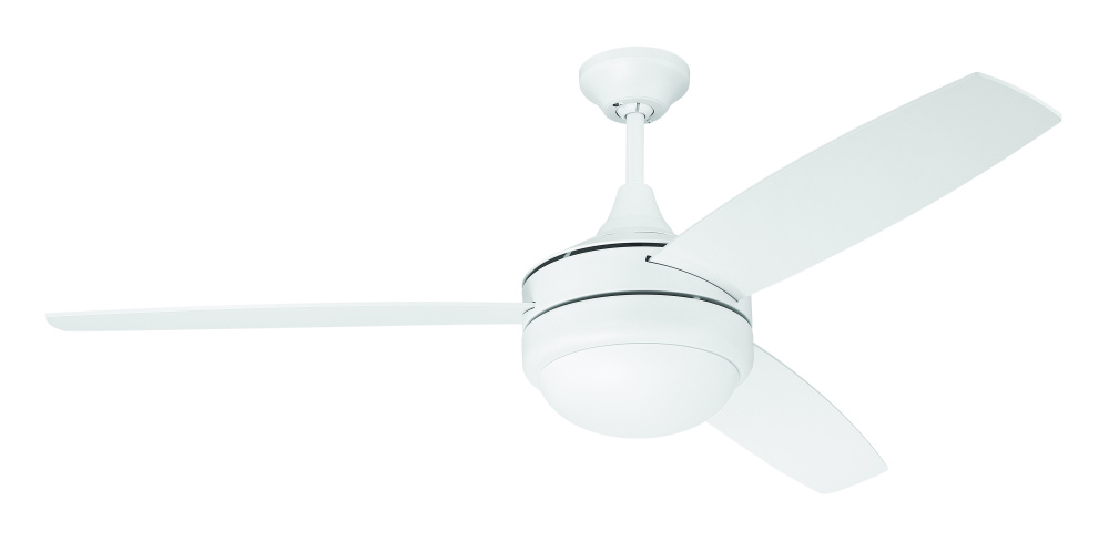 52" Ceiling Fan w/ 3 Blades, LED Light Kit & Wall Control