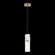 Matteo Lighting C39911AG - Marmor Aged Gold Brass + White Marble Pendant