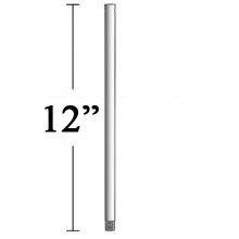 Minka-Aire DR512-BNW - 12" Down Rod in Brushed Nickel Wet