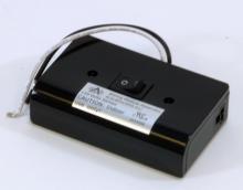 American Lighting ALSLBOX - 120 Volt Puck Slim-Line Hardwire Box, Two Molex Outlets, On/Off Switch, Black