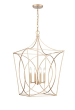 Millennium 4000-PMG - Tracy 4-Light Pendant light Painted Modern Gold