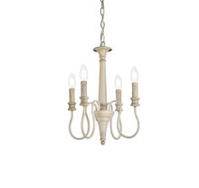 Elegant LD7042D14WD - Flynx 4 lights pendant in weathered dove